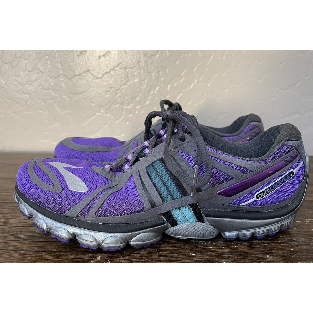 Brooks Pure Cadence 2 Womens Size 7.5 Purple Running Athletic Sneakers Shoes